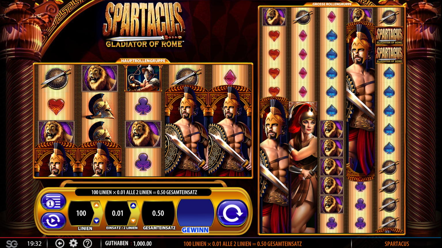 Spartacus – der spartanische Slot