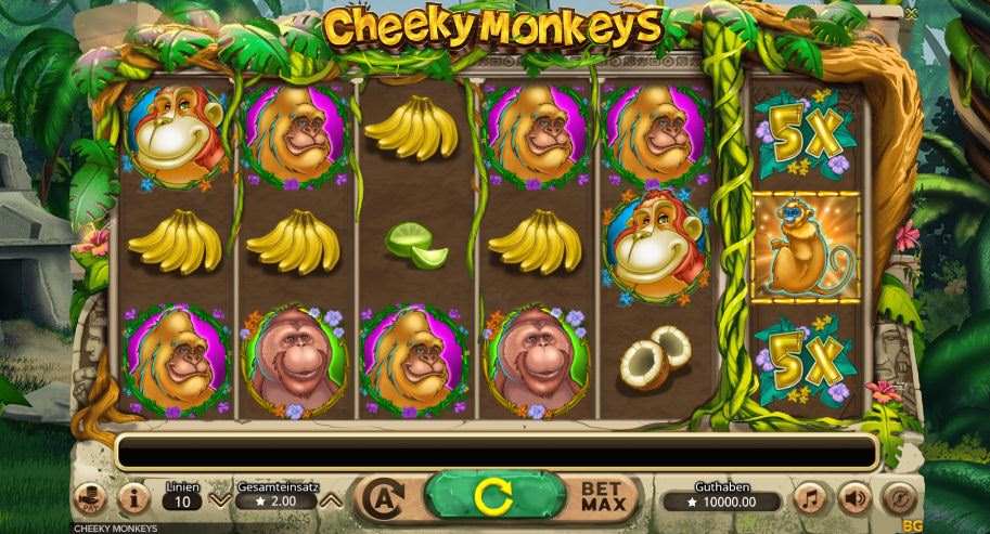 Cheeky Monkeys - Der affenstarke Video-Slotautomat 2