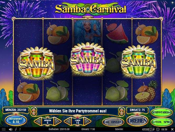 samba carnival partytrommel