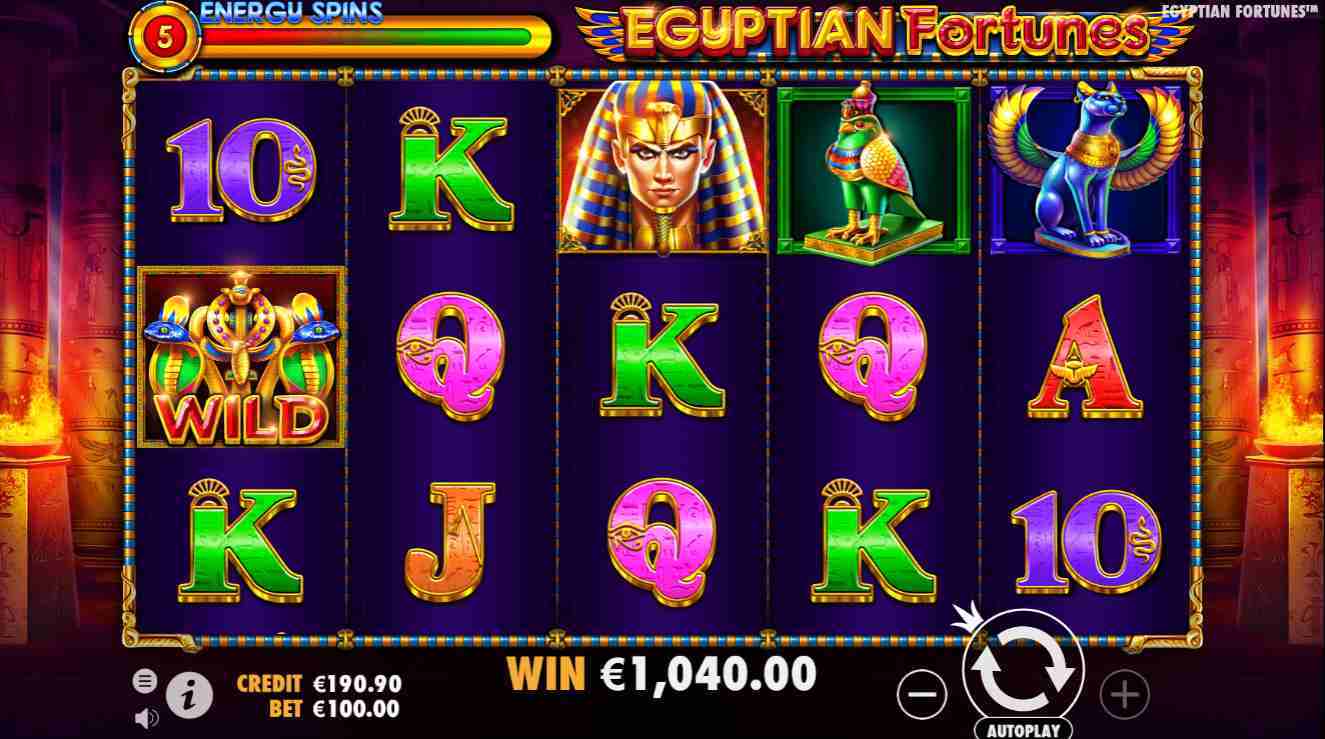 Egyptian Fortunes Energy Spin