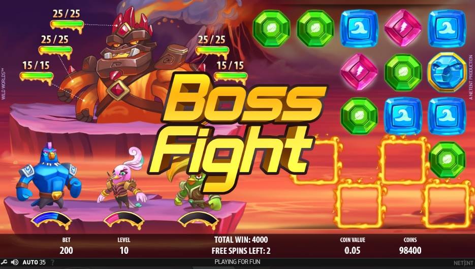 wild worlds boss fight