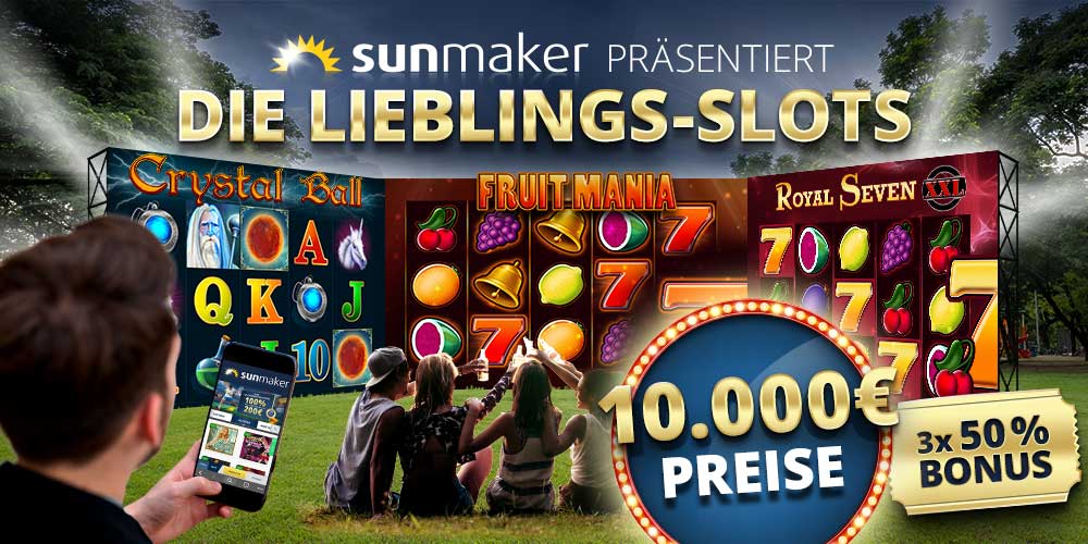 Sunmaker Verlosung – 10.000€ von 30.4. bis 7.5.