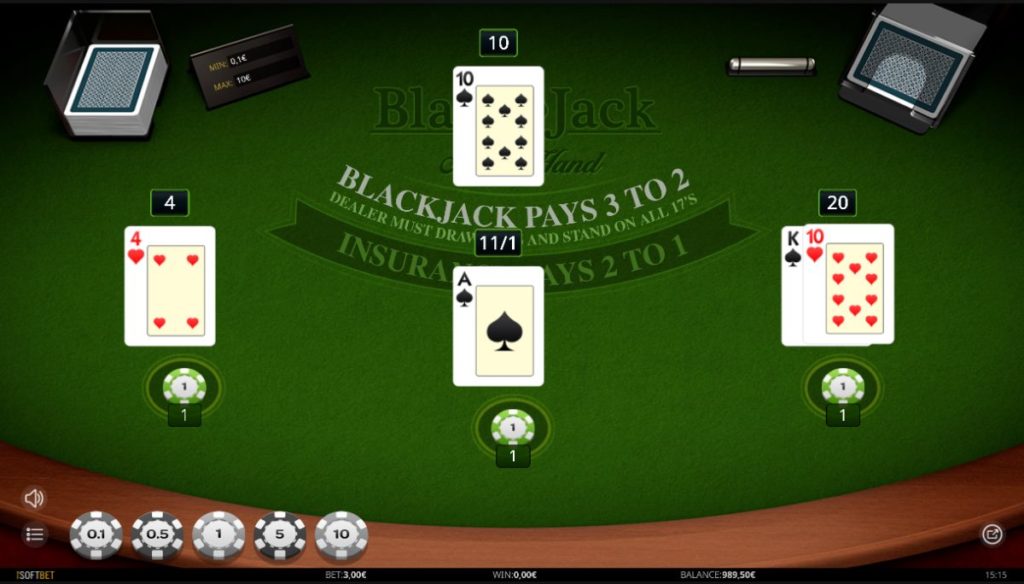 Blackjack Multihand kostenlos spielen 2