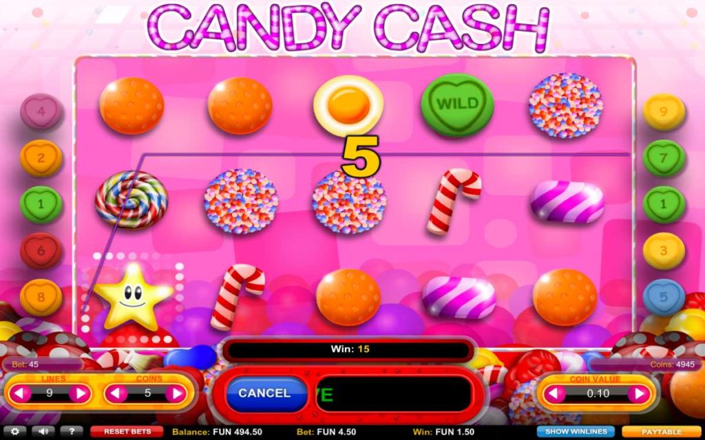 Candy Cash kostenlos spielen 3