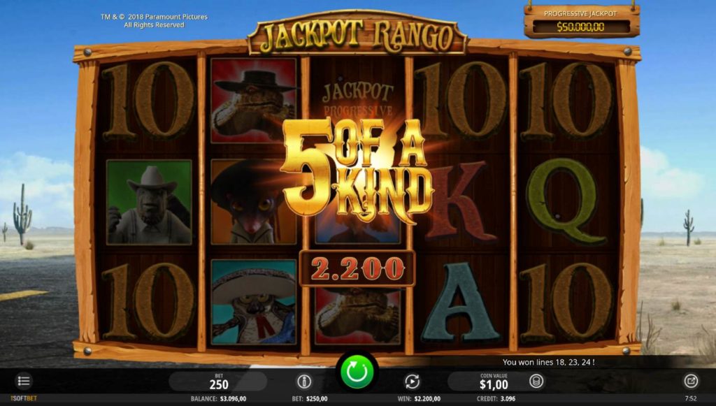Jackpot Rango kostenlos spielen 1