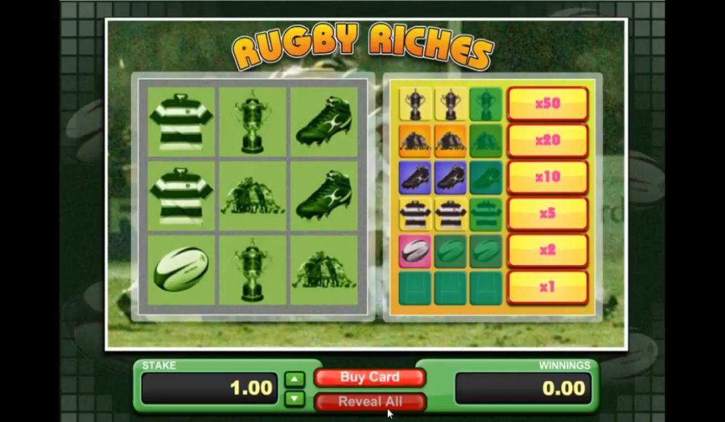 Rugby Riches kostenlos spielen 1