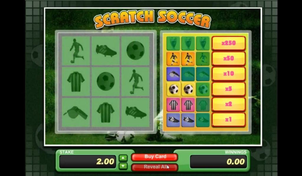 Soccer Scratch kostenlos spielen 3