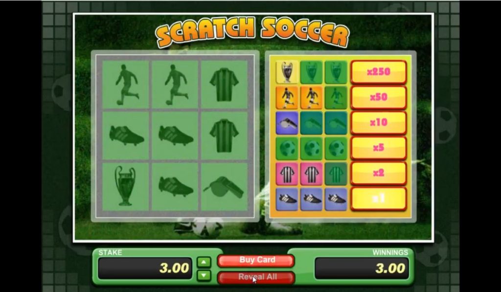 Soccer Scratch kostenlos spielen 1