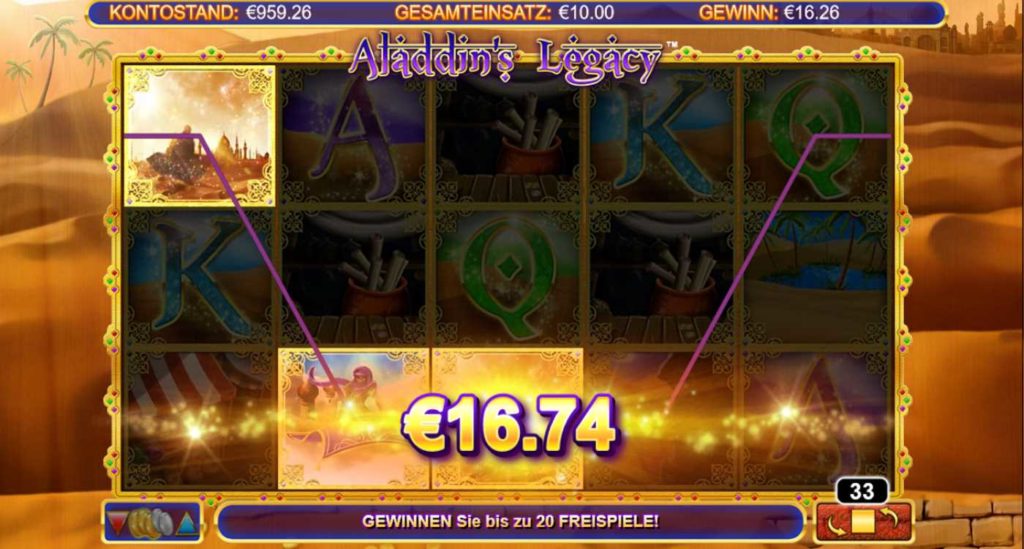 Aladdins Legacy kostenlos spielen 3