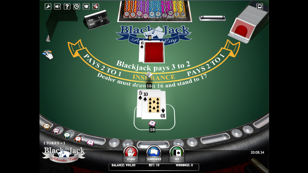 Blackjack Atlantic City kostenlos spielen 4