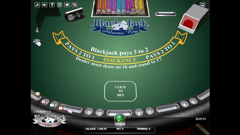 Blackjack Atlantic City kostenlos spielen 5