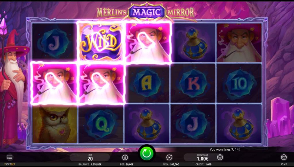 Merlins Magic Mirror kostenlos spielen 1