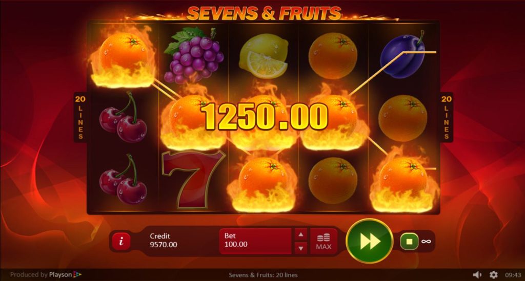 Sevens & Fruits kostenlos spielen 1