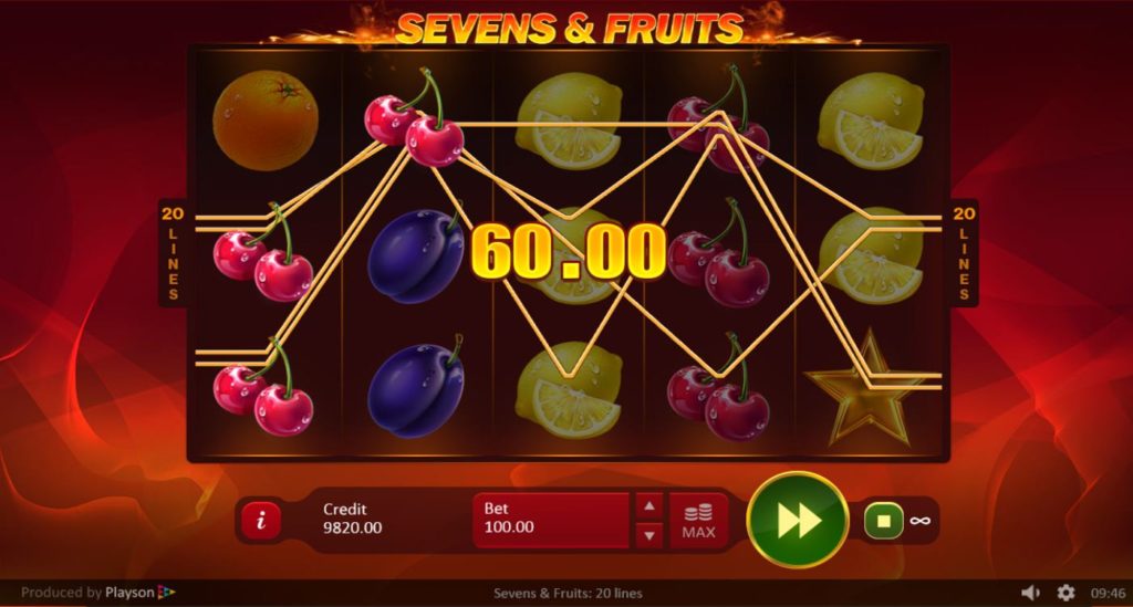Sevens & Fruits kostenlos spielen 2