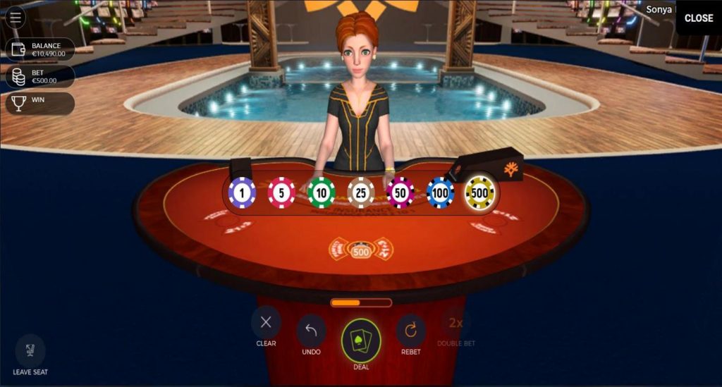 Sonya Blackjack kostenlos spielen 1