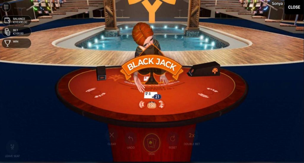 Sonya Blackjack kostenlos spielen 2