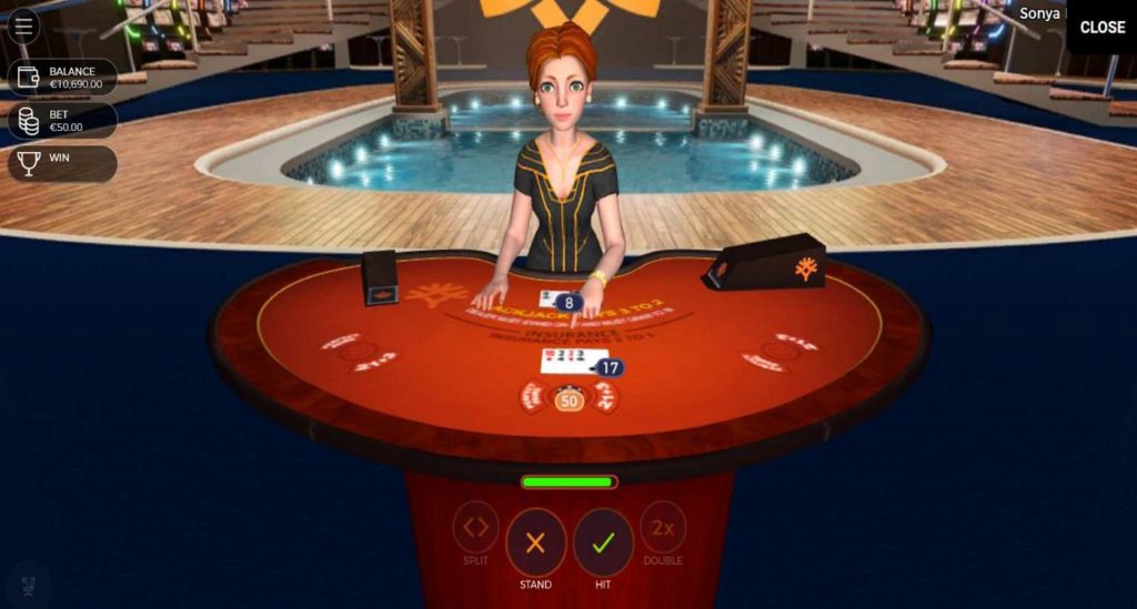 Sonya Blackjack kostenlos spielen 3