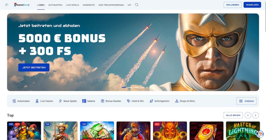 Startseite Rocketspin